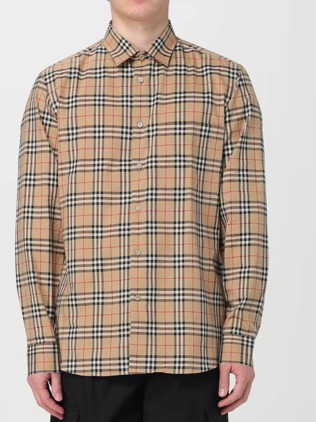 Vintage Check Pattern Long Sleeve Shirt Beige - BURBERRY - BALAAN 2