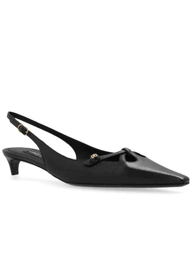 Dolce & Gabbana Leather High Heels, Women's, Black - DOLCE&GABBANA - BALAAN 4