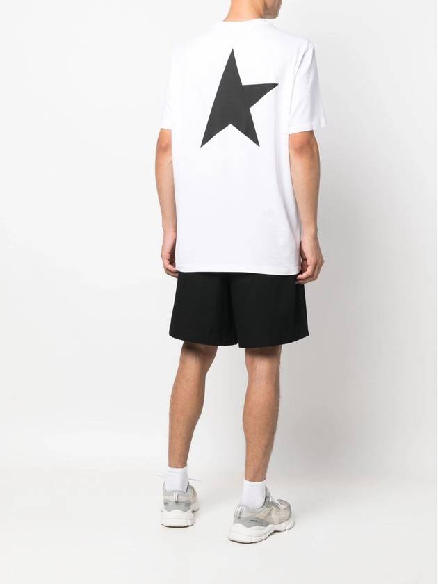 Star Collection Logo Short Sleeve T-Shirt White - GOLDEN GOOSE - BALAAN 3