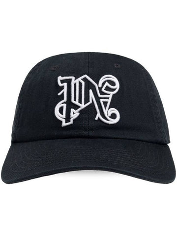 Palm Angels Monogram Cap Accessories - PALM ANGELS - BALAAN 1