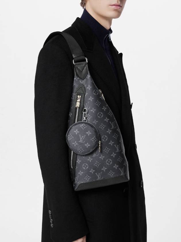 Duo Monogram Sling Bag Black - LOUIS VUITTON - BALAAN 2