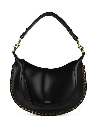 Naoko Studded Leather Shoulder Bag Black - ISABEL MARANT - BALAAN 2