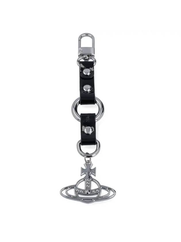 ORB Charm Key Holder Black Silver - VIVIENNE WESTWOOD - BALAAN 1