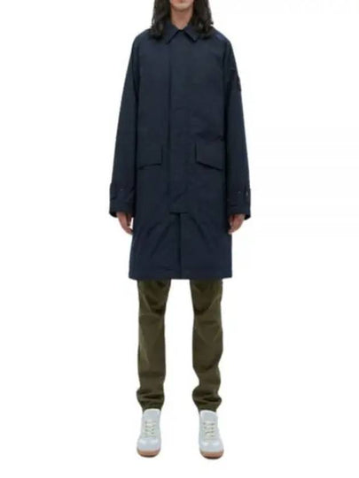 Ghost Piece O-Ventile Primaloft Insulation Trench Coat Navy - STONE ISLAND - BALAAN 2