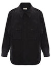 Chest Pocket Military Touch Long Sleeve Shirt Black - LEMAIRE - BALAAN 2