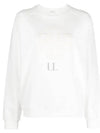 Logo Applique Sweatshirt White - TORY BURCH - BALAAN 2