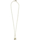 Le Collier Chiquito Pendant Necklace Light Gold - JACQUEMUS - BALAAN 1