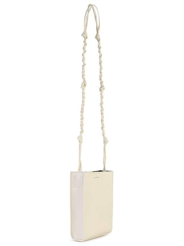 Jil Sander 'Tangle' Ivory Leather Crossbody Bag - JIL SANDER - BALAAN 2