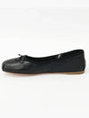 Women's Logo Leather Ballerinas Black - MIU MIU - BALAAN 3