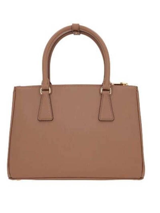 Galleria Saffiano Leather Medium Tote Bag Caramel - PRADA - BALAAN 3