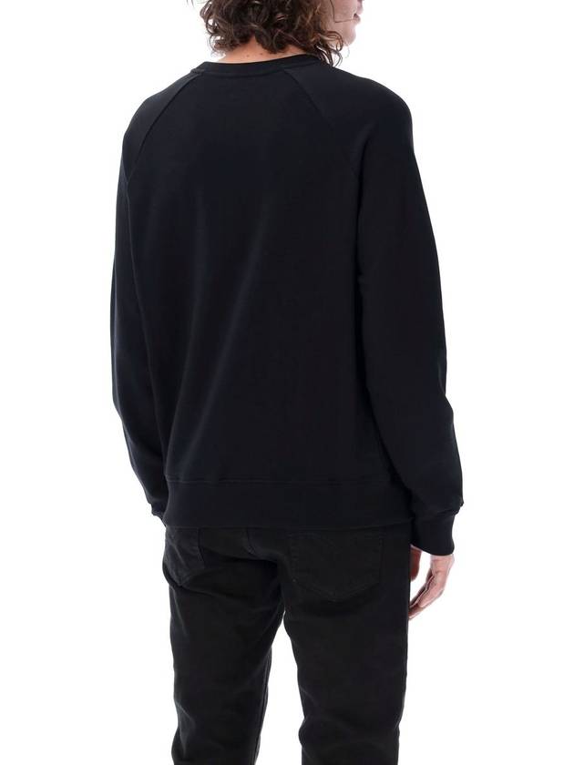 Crew neck logo sweatshirt black - BALMAIN - BALAAN 3