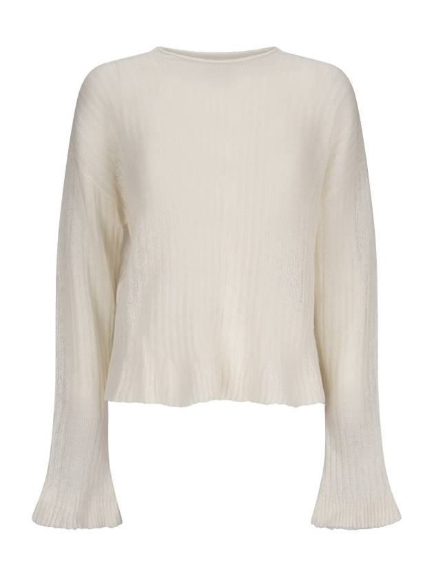 ALPACA AND SILK VEIL EFFECT SWEATER - PINKO - BALAAN 1