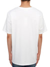 Chillax Fox Patch Regular Short Sleeve T-Shirt White - MAISON KITSUNE - BALAAN 4