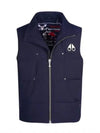 Logo Montreal Padded Vest Navy - MOOSE KNUCKLES - BALAAN 2