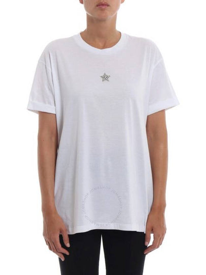 Stella Mccartney Mini Star Crystal Embroidered T-Shirt, Brand Size 36 (US Size 2) - STELLA MCCARTNEY - BALAAN 2