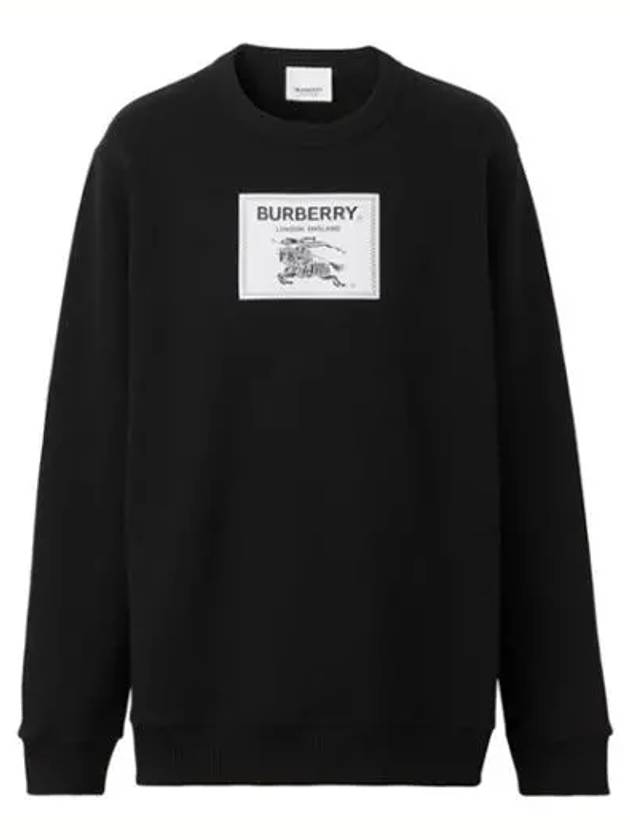 Prorsum Label Sweatshirt Black - BURBERRY - BALAAN 2