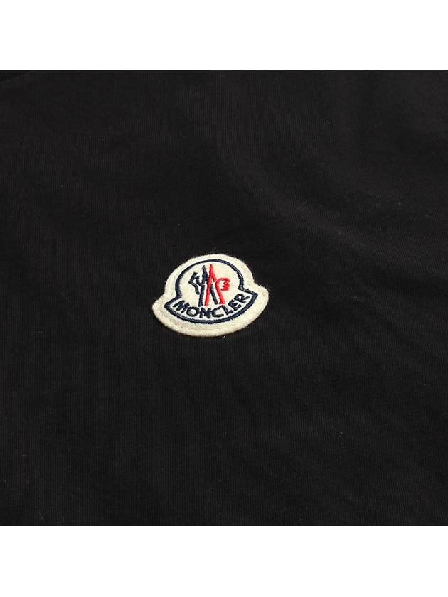 Logo Patch Cotton Short Sleeve T-Shirt 3 Pack Set Black - MONCLER - BALAAN 4