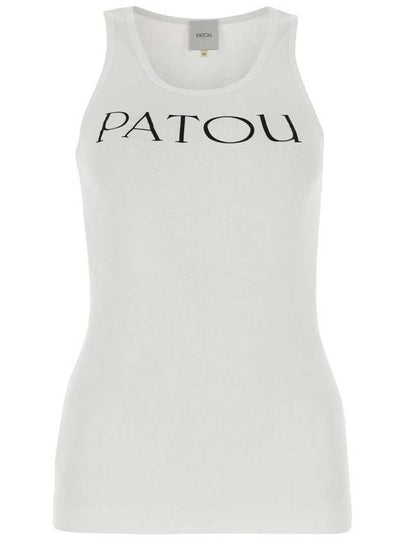 Women's Logo Print Sleeveless White - PATOU - BALAAN 2