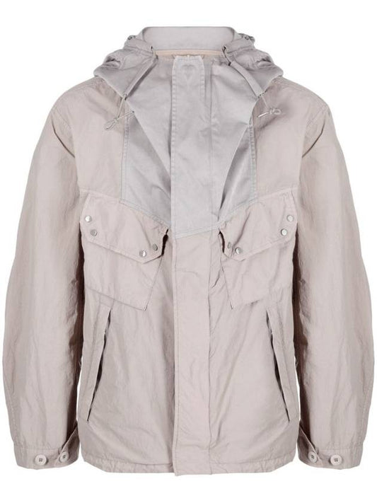 Hodded Mid-Layer Hooded Jacket Granit Grey - TEN C - BALAAN 1