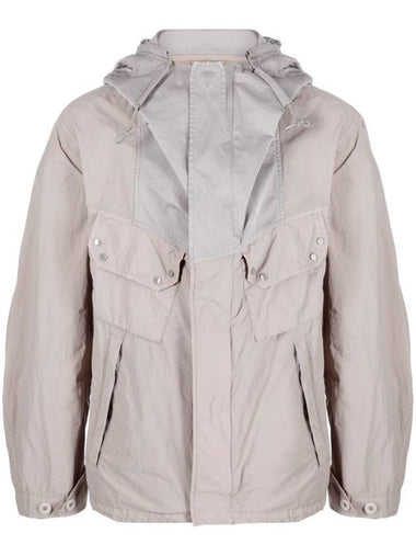 Hodded Mid-Layer Hooded Jacket Granit Grey - TEN C - BALAAN 1