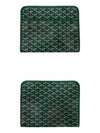 Juvence MM clutch bag green ABAJOUV 09 TEO - GOYARD - BALAAN 4