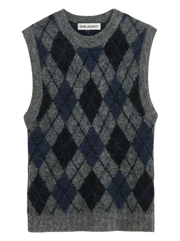 Formal Duke Argyle Vest Grey - OUR LEGACY - BALAAN 2