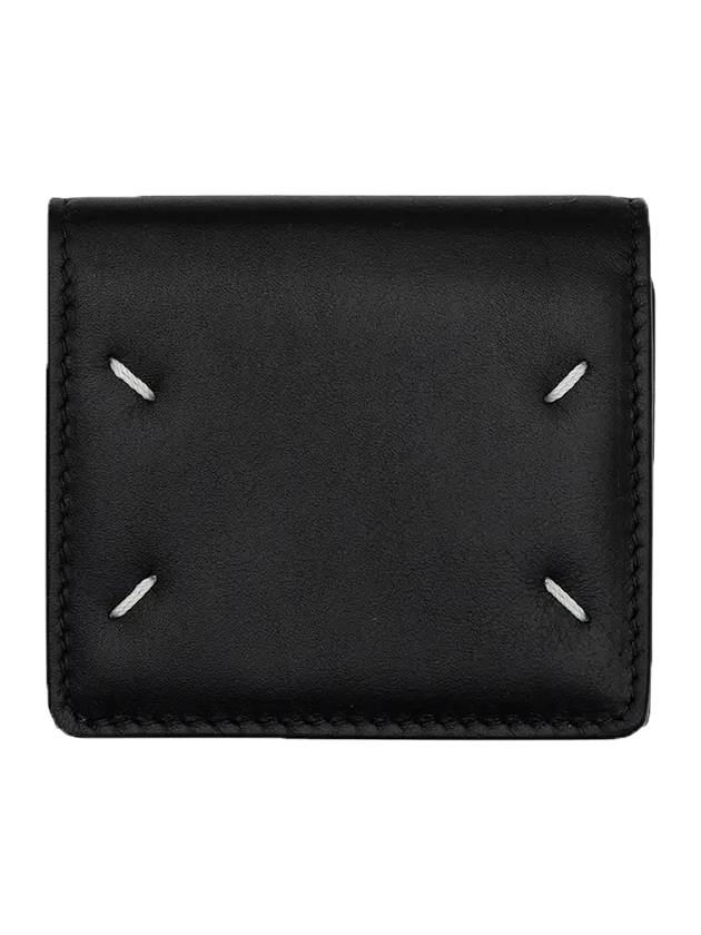 Stitch Unvalve Mini Half Wallet Black - MAISON MARGIELA - BALAAN 1