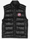 Crofton Logo Patch Padding Vest Black - CANADA GOOSE - BALAAN 3