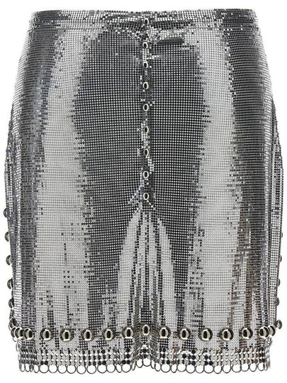 Paco Rabanne Metallic Mesh Skirt - PACO RABANNE - BALAAN 2