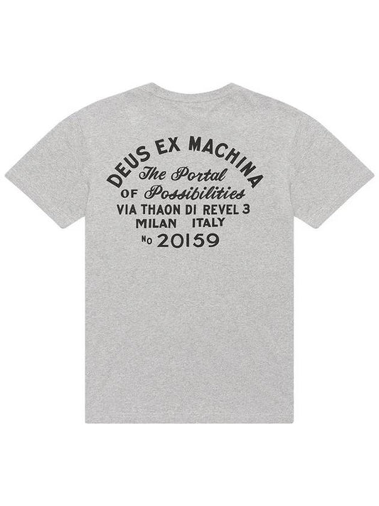 Milan Address Short Sleeve T-Shirt Grey - DEUS EX MACHINA - BALAAN 2