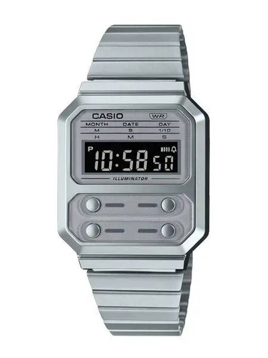 Metal Watch Electronic Vintage A100WE7B - CASIO - BALAAN 1