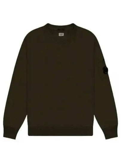 Cotton Diagonal Fleece Lens Sweatshirt Green - CP COMPANY - BALAAN 2