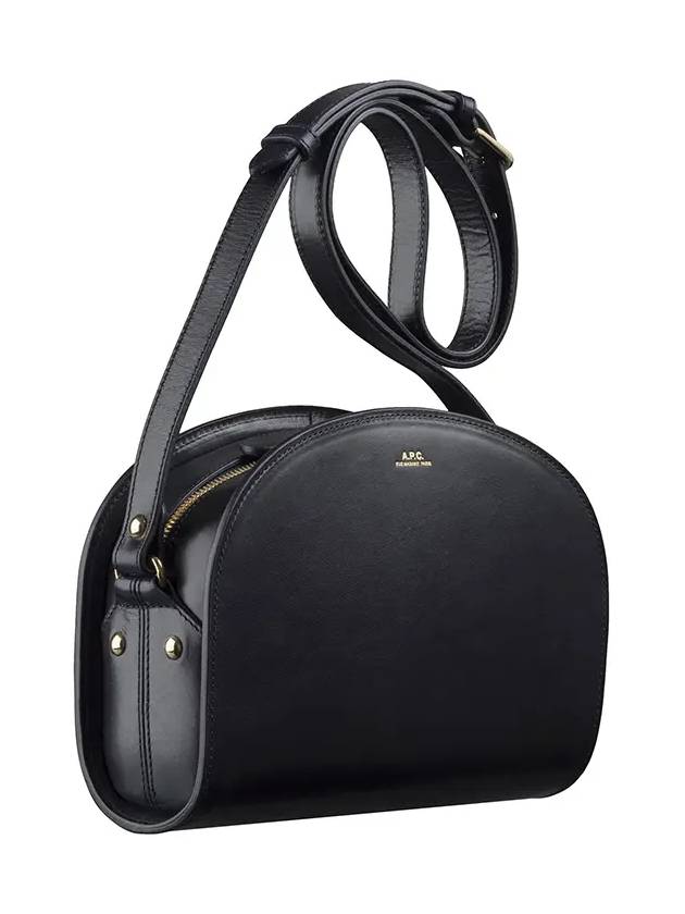 Demi Lune Half Moon Cross Bag Black - A.P.C. - BALAAN 3