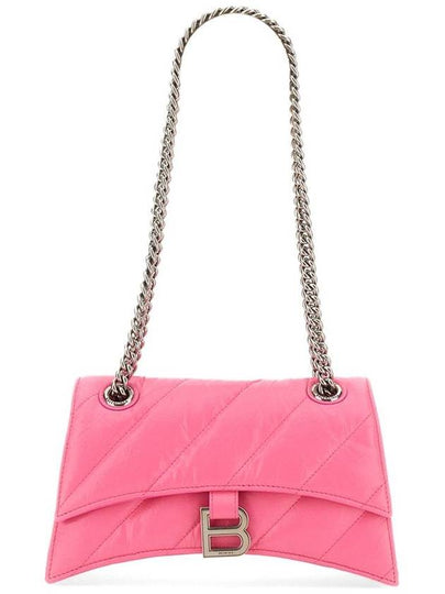 Crush Chain Shoulder Bag Pink - BALENCIAGA - BALAAN 2