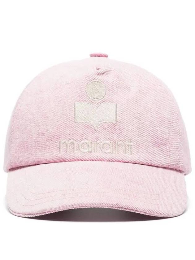 Tyrone Logo Wool Ball Cap Pink - ISABEL MARANT - BALAAN.