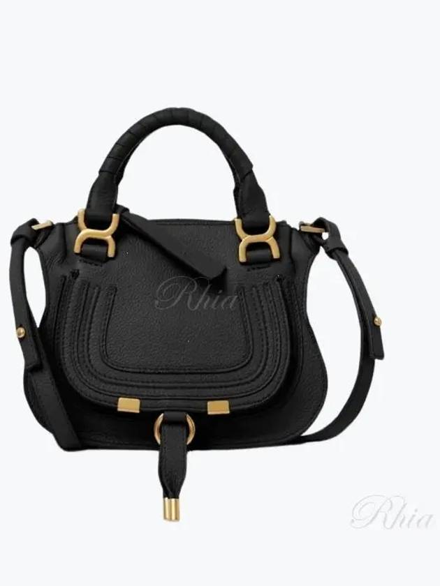 Marcie Mini Double Carry Tote Bag Black - CHLOE - BALAAN 2