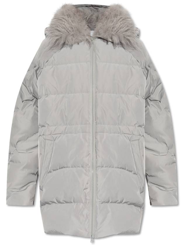 Yves Salomon Down Jacket, Women's, Grey - YVES SALOMON - BALAAN 1