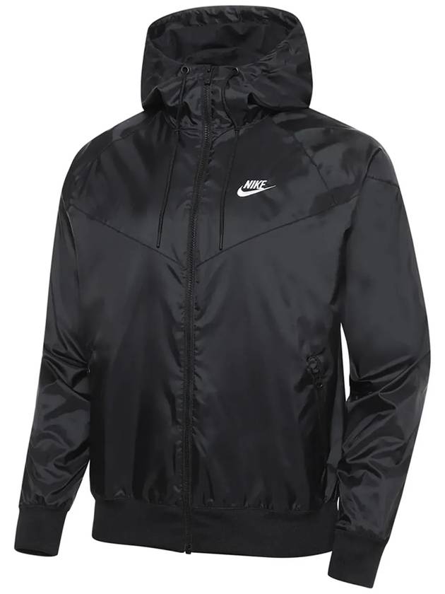 Sportswear Windrunner Hoodie Track Jacket Black - NIKE - BALAAN 6