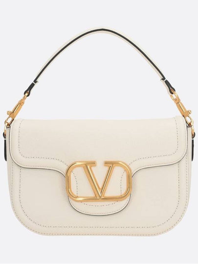 Alltime Soft Grain Calfskin Shoulder Bag White - VALENTINO - BALAAN 2