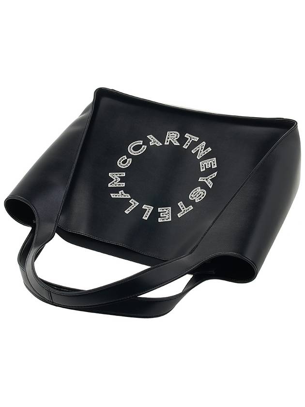 Logo Shopper Tote Bag Black - STELLA MCCARTNEY - BALAAN 6