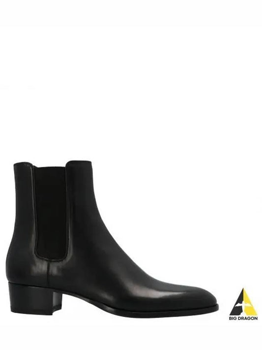 Wyatt 40 Chelsea Boots Black - SAINT LAURENT - BALAAN 2