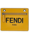 Peekaboo Pocket Clutch Bag Yellow - FENDI - BALAAN 2