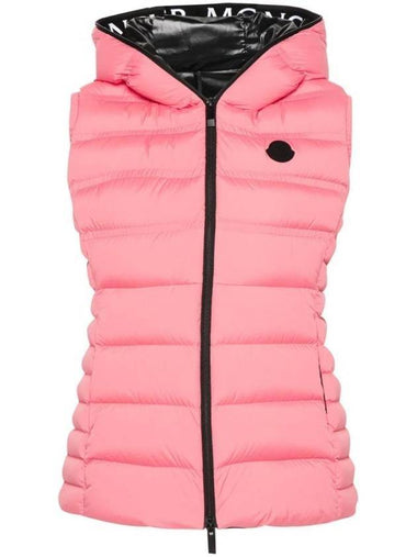 Aliterse Quilting Shell Down Vest Pink - MONCLER - BALAAN 1