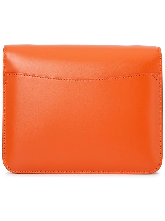 Katie Shiny Calfskin Small Cross Bag Rusted Orange - CHLOE - BALAAN.