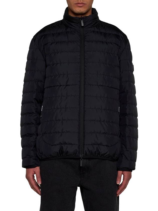 Ponset Reversible Logo Print Padding Black - MONCLER - BALAAN 5