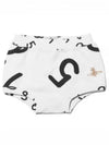 Justine Printed Fleece Shorts White - VIVIENNE WESTWOOD - BALAAN 2