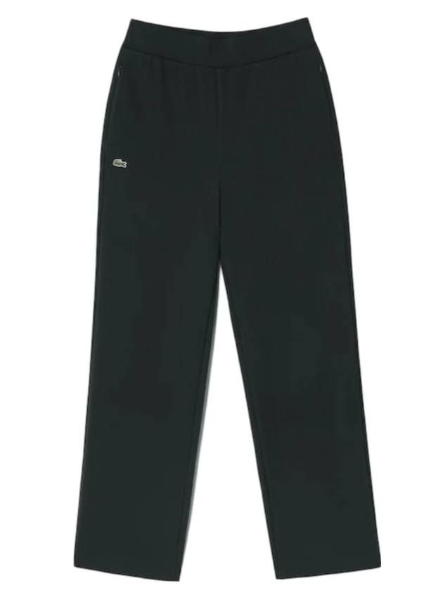 Women's Ribbed Track Pants Dark Khaki - LACOSTE - BALAAN 1