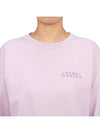 Shard Embroidered Logo Sweatshirt Lilac - ISABEL MARANT - BALAAN 8