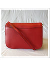 Vitello Dino Leather Flap Cross Bag Red - PRADA - BALAAN.