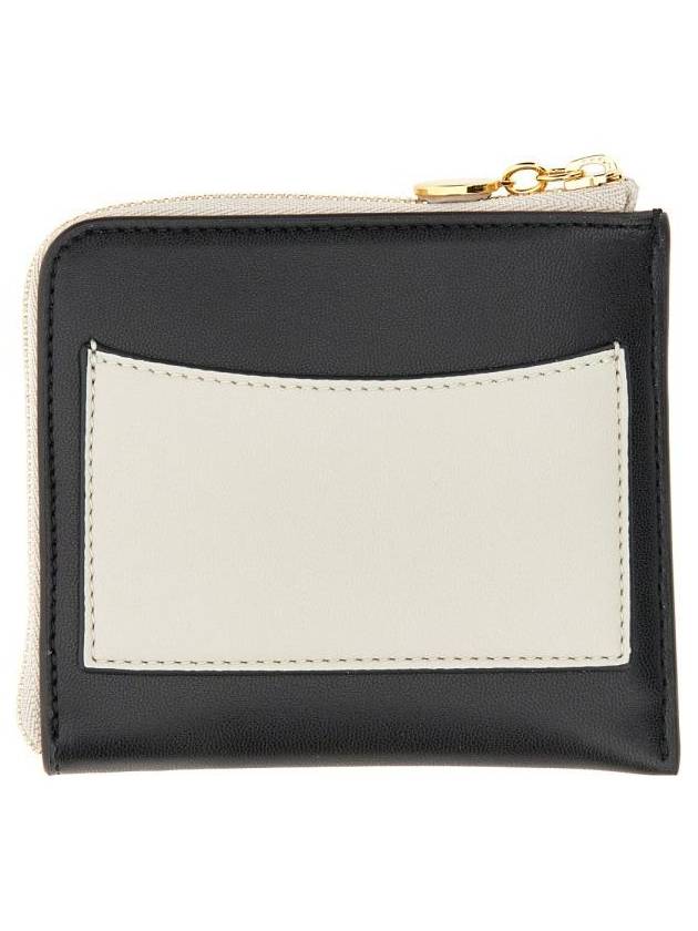 Logo Zipper Card Wallet Black - STELLA MCCARTNEY - BALAAN 3